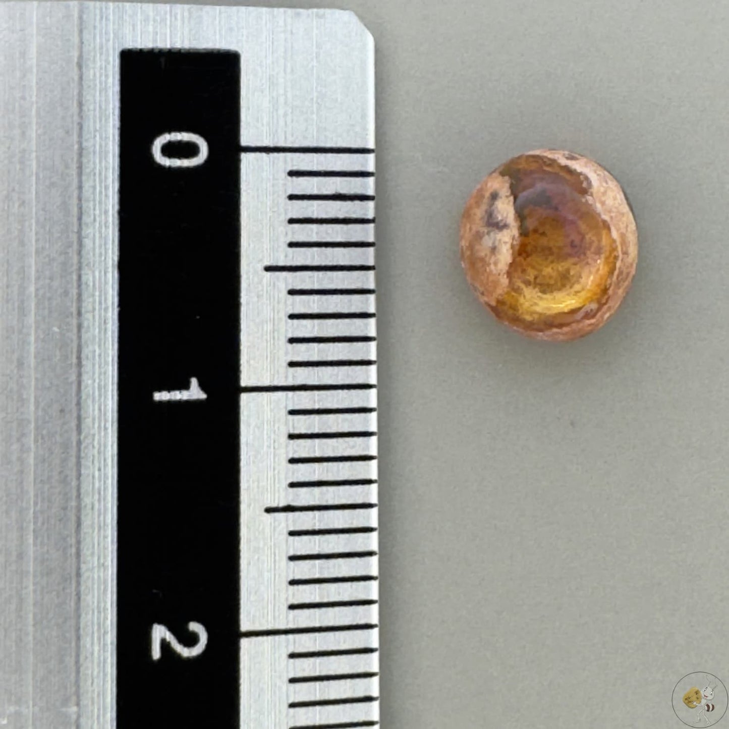 Cabochon d'opale naturelle du Mexique, poli à la main, aux reflets de feu et jeux de lumière intenses, idéal pour la bijouterie ou la collection-11