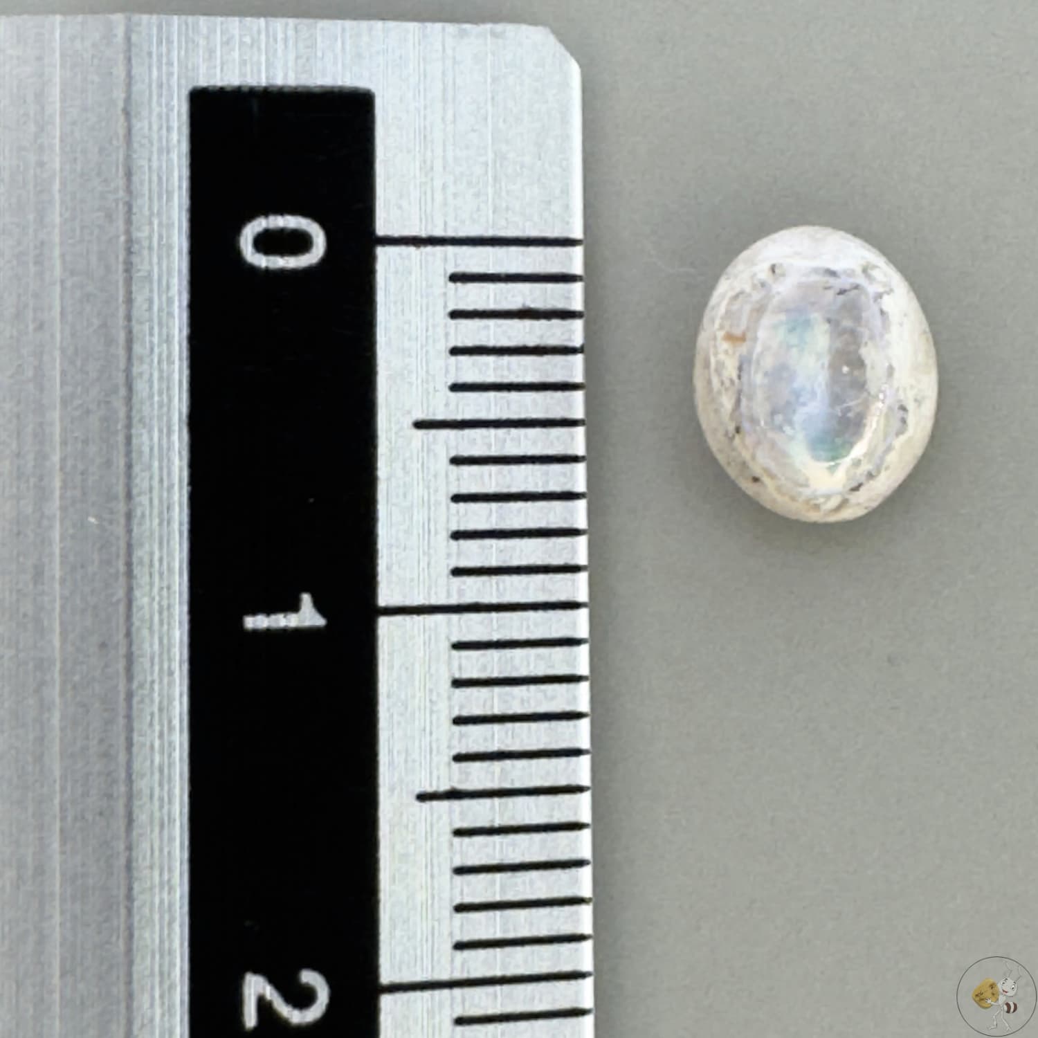 Cabochon d'opale naturelle du Mexique, poli à la main, aux reflets de feu et jeux de lumière intenses, idéal pour la bijouterie ou la collection-13
