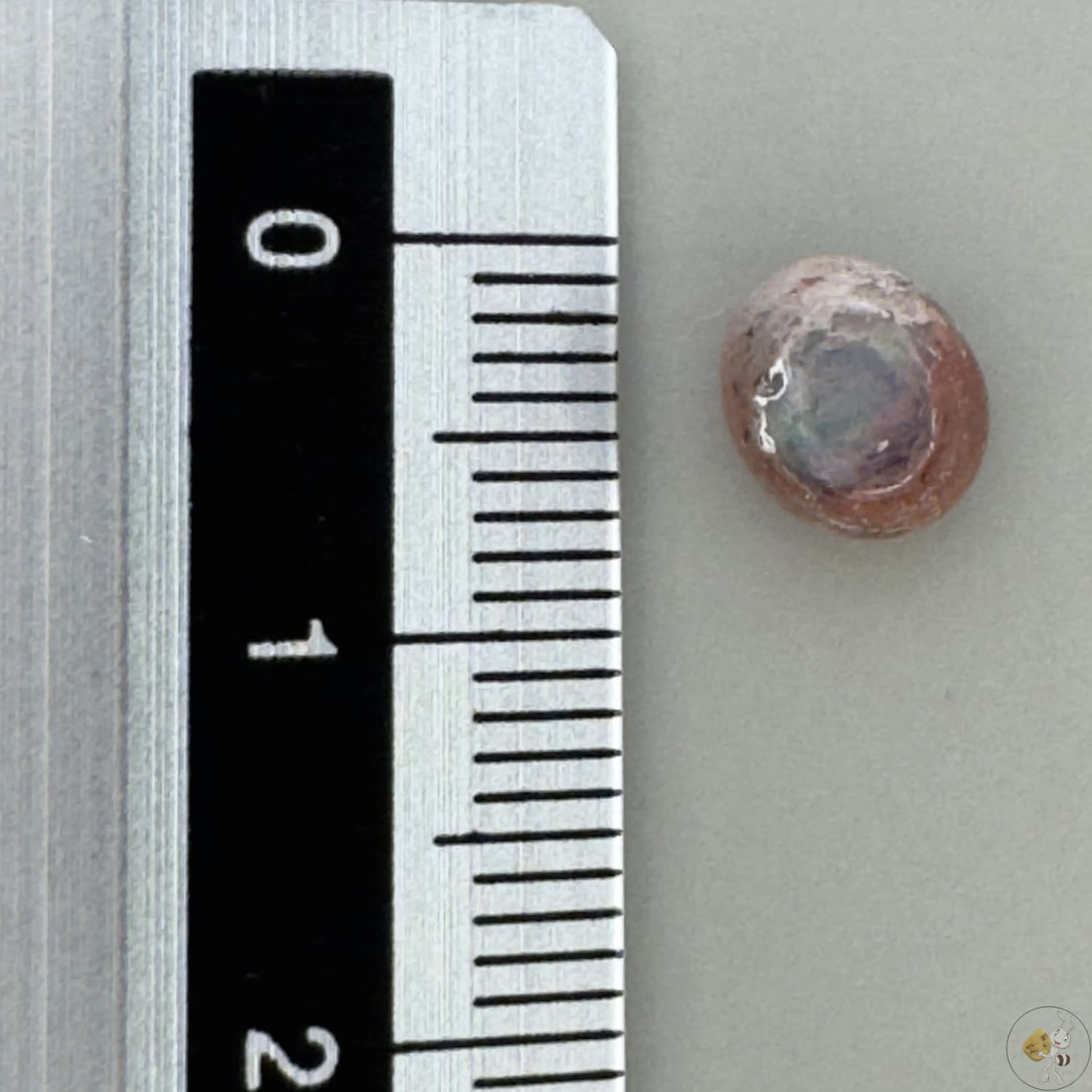 Cabochon d'opale naturelle du Mexique, poli à la main, aux reflets de feu et jeux de lumière intenses, idéal pour la bijouterie ou la collection-5