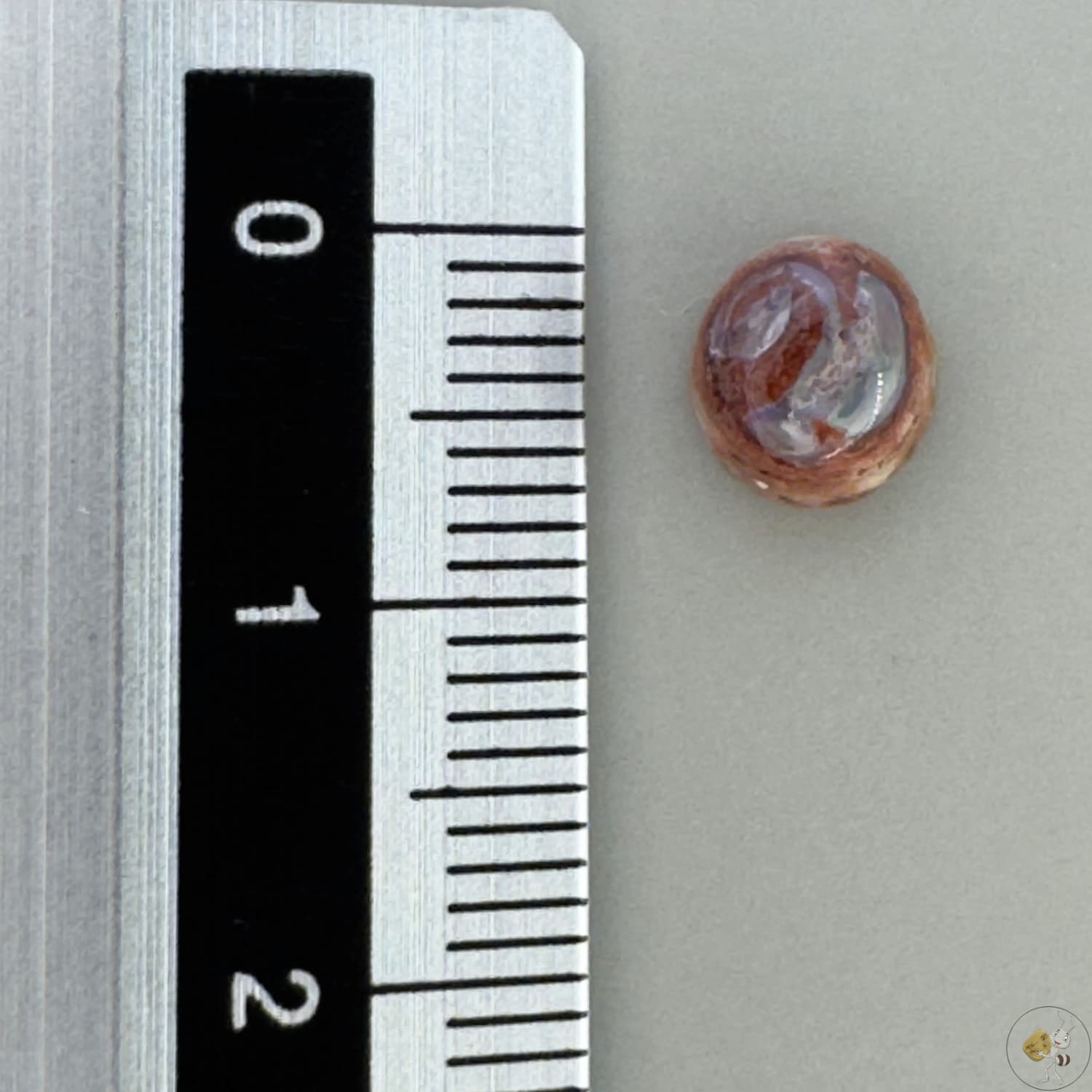 Cabochon d'opale naturelle du Mexique, poli à la main, aux reflets de feu et jeux de lumière intenses, idéal pour la bijouterie ou la collection-6