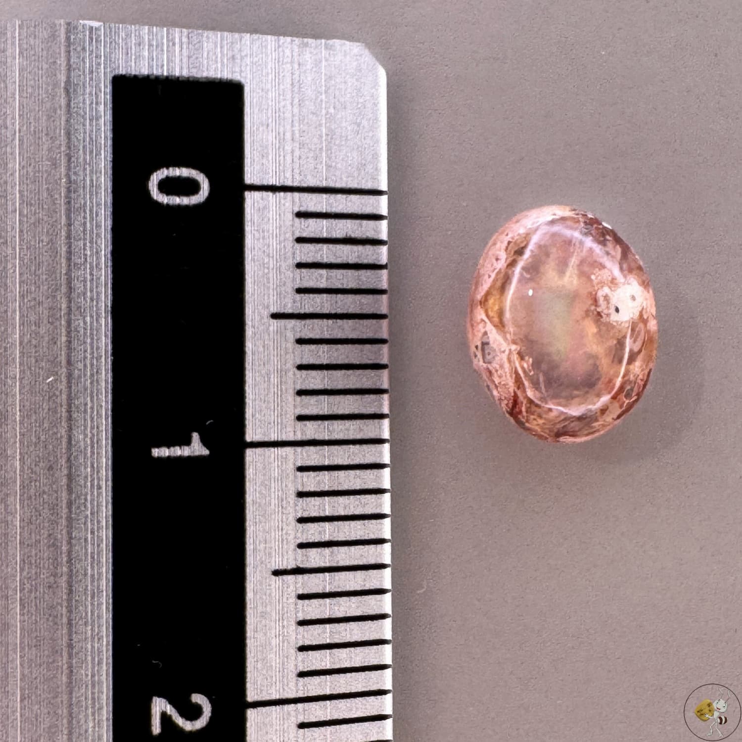 Cabochon d'opale naturelle du Mexique, poli à la main, aux reflets de feu et jeux de lumière intenses, idéal pour la bijouterie ou la collection-12