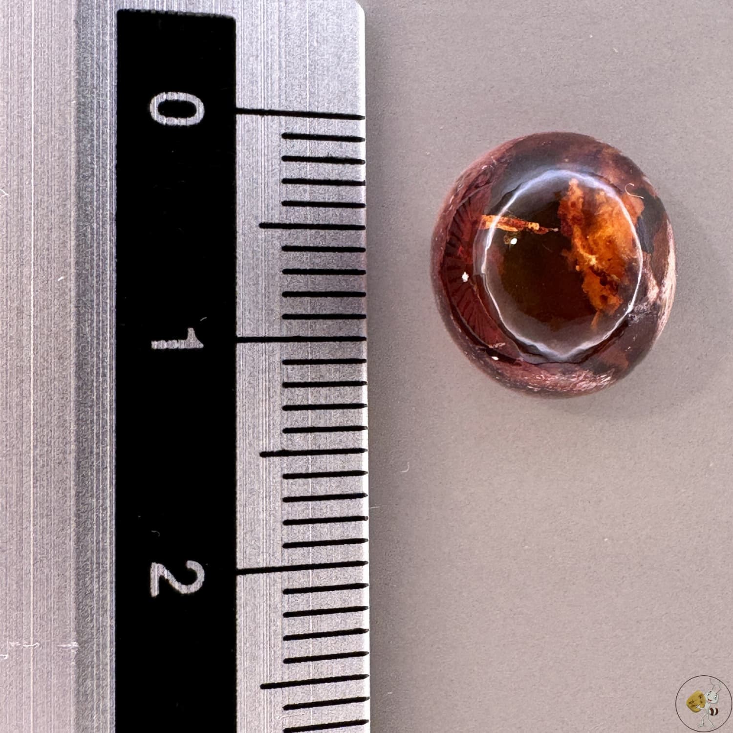 Cabochon d'opale naturelle du Mexique, poli à la main, aux reflets de feu et jeux de lumière intenses, idéal pour la bijouterie ou la collection-15