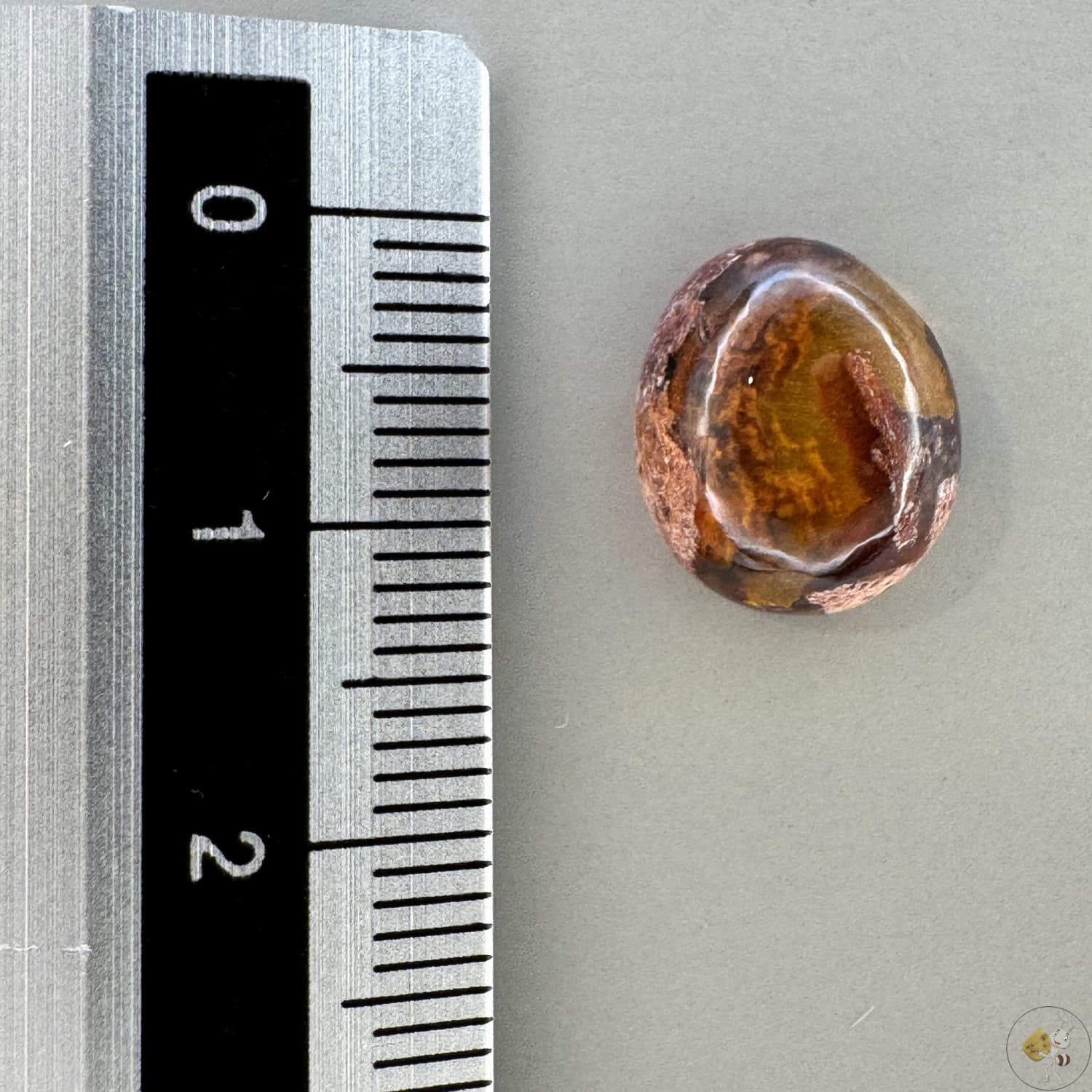 Cabochon d'opale naturelle du Mexique, poli à la main, aux reflets de feu et jeux de lumière intenses, idéal pour la bijouterie ou la collection-22