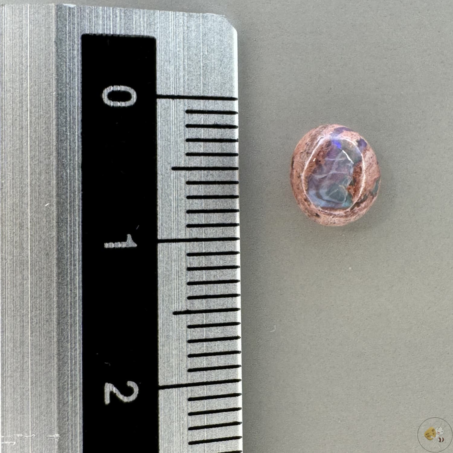 Cabochon d'opale naturelle du Mexique, poli à la main, aux reflets de feu et jeux de lumière intenses, idéal pour la bijouterie ou la collection-24