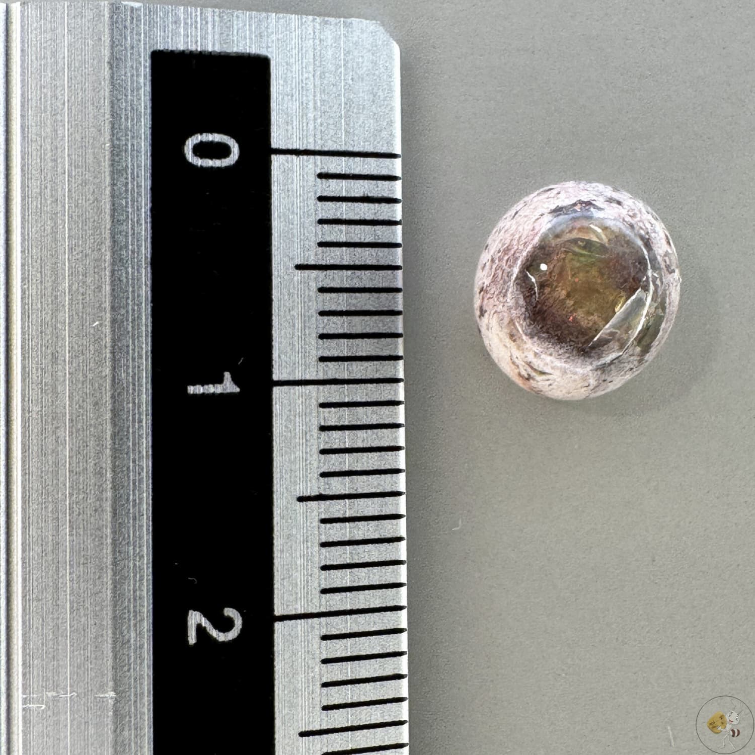 Cabochon d'opale naturelle du Mexique, poli à la main, aux reflets de feu et jeux de lumière intenses, idéal pour la bijouterie ou la collection-25