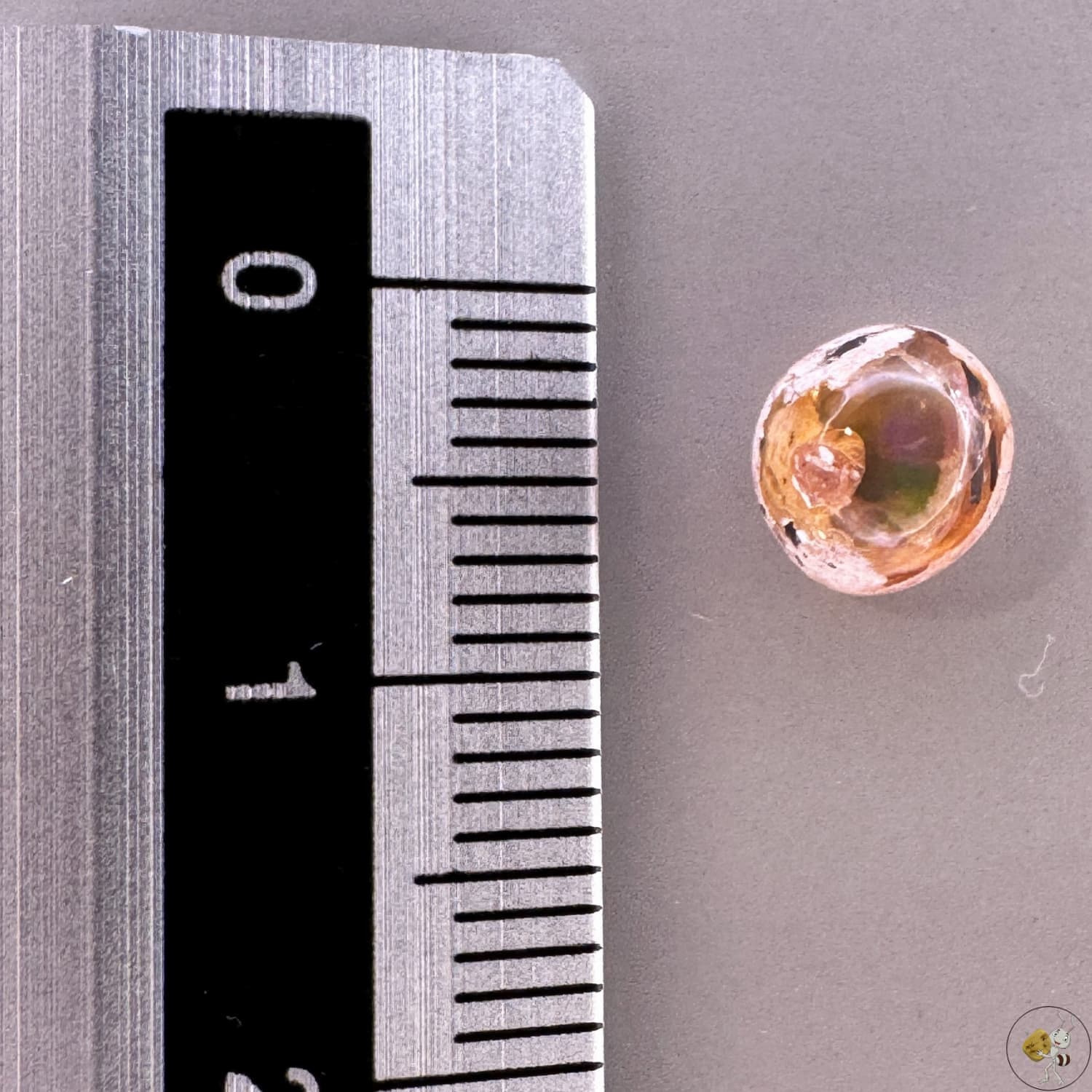 Cabochon d'opale naturelle du Mexique, poli à la main, aux reflets de feu et jeux de lumière intenses, idéal pour la bijouterie ou la collection-5