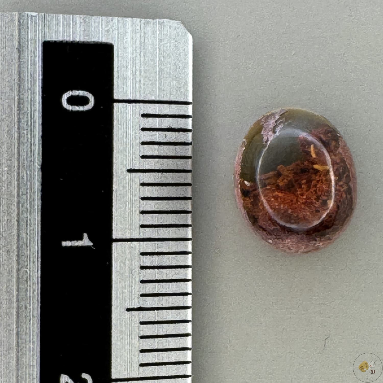 Cabochon d'opale naturelle du Mexique, poli à la main, aux reflets de feu et jeux de lumière intenses, idéal pour la bijouterie ou la collection-4