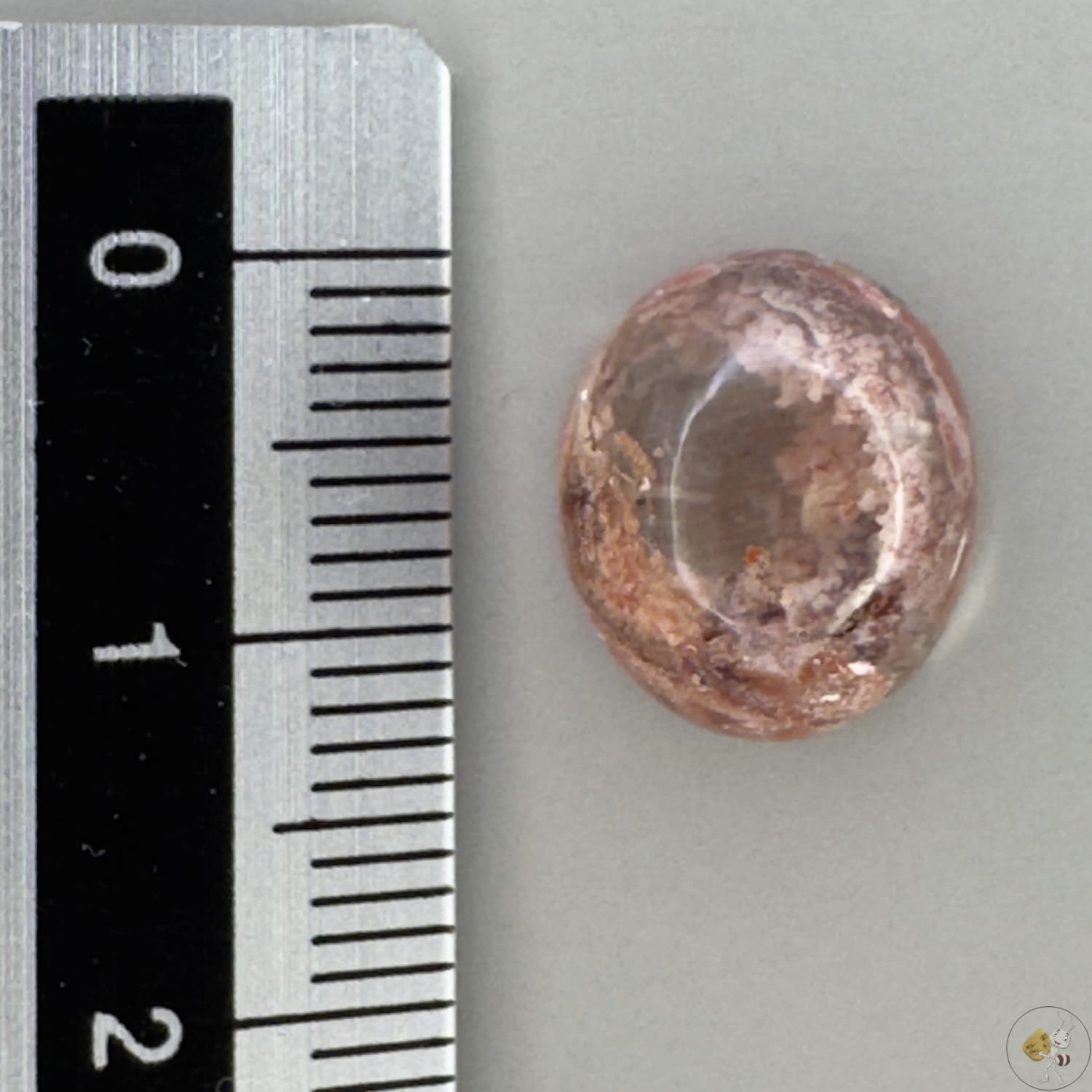 Cabochon d'opale naturelle du Mexique, poli à la main, aux reflets de feu et jeux de lumière intenses, idéal pour la bijouterie ou la collection-4