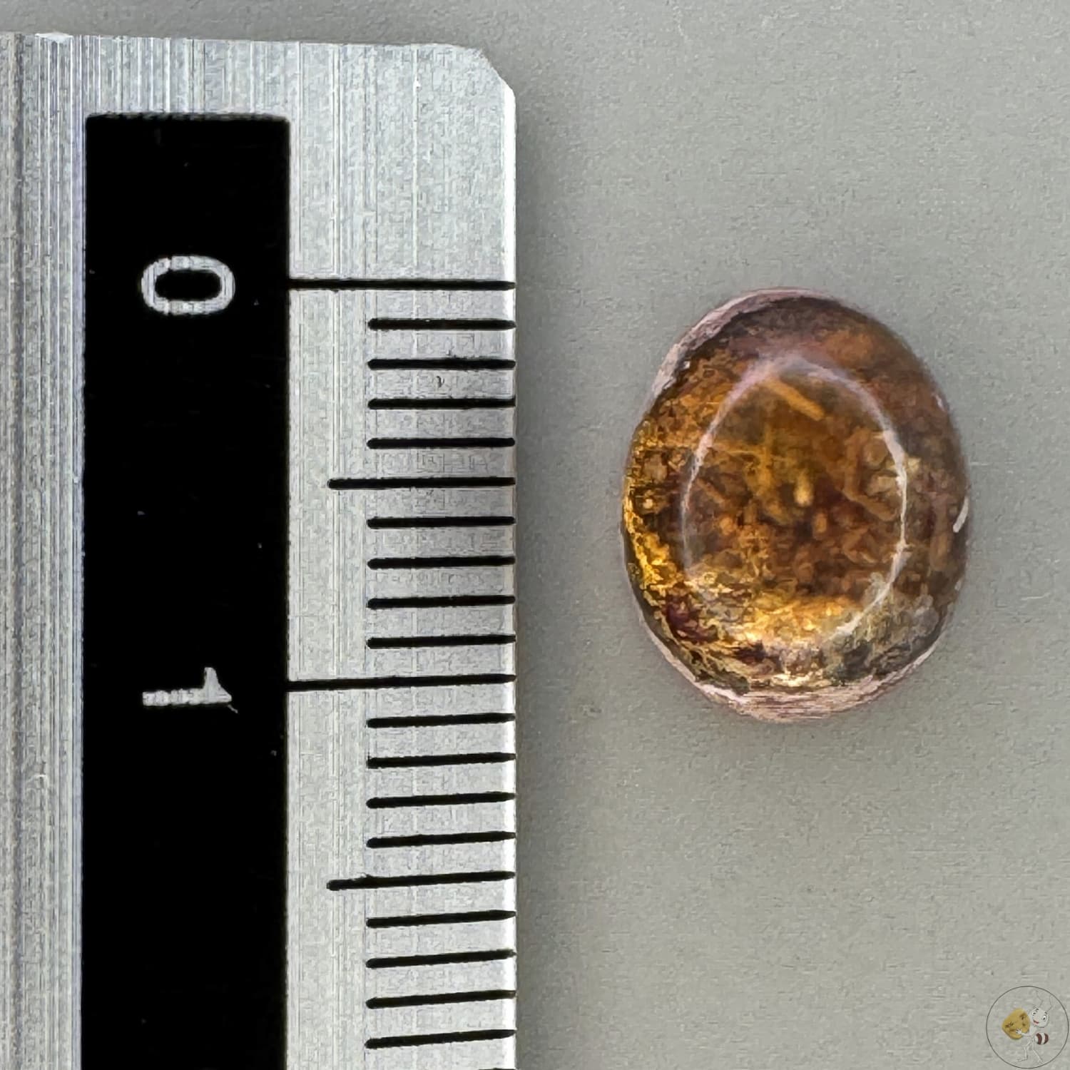 Cabochon d'opale naturelle du Mexique, poli à la main, aux reflets de feu et jeux de lumière intenses, idéal pour la bijouterie ou la collection-6