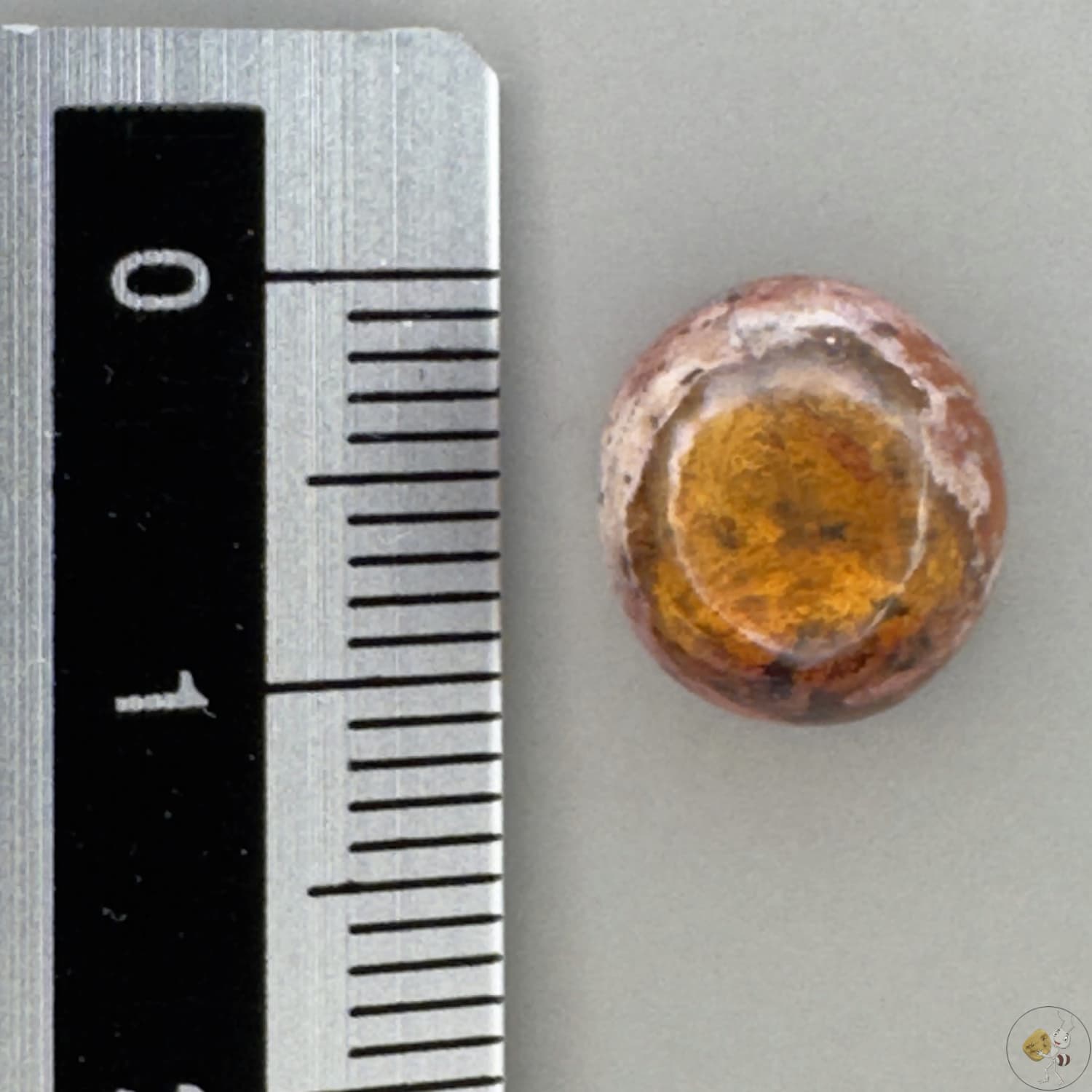Cabochon d'opale naturelle du Mexique, poli à la main, aux reflets de feu et jeux de lumière intenses, idéal pour la bijouterie ou la collection-6
