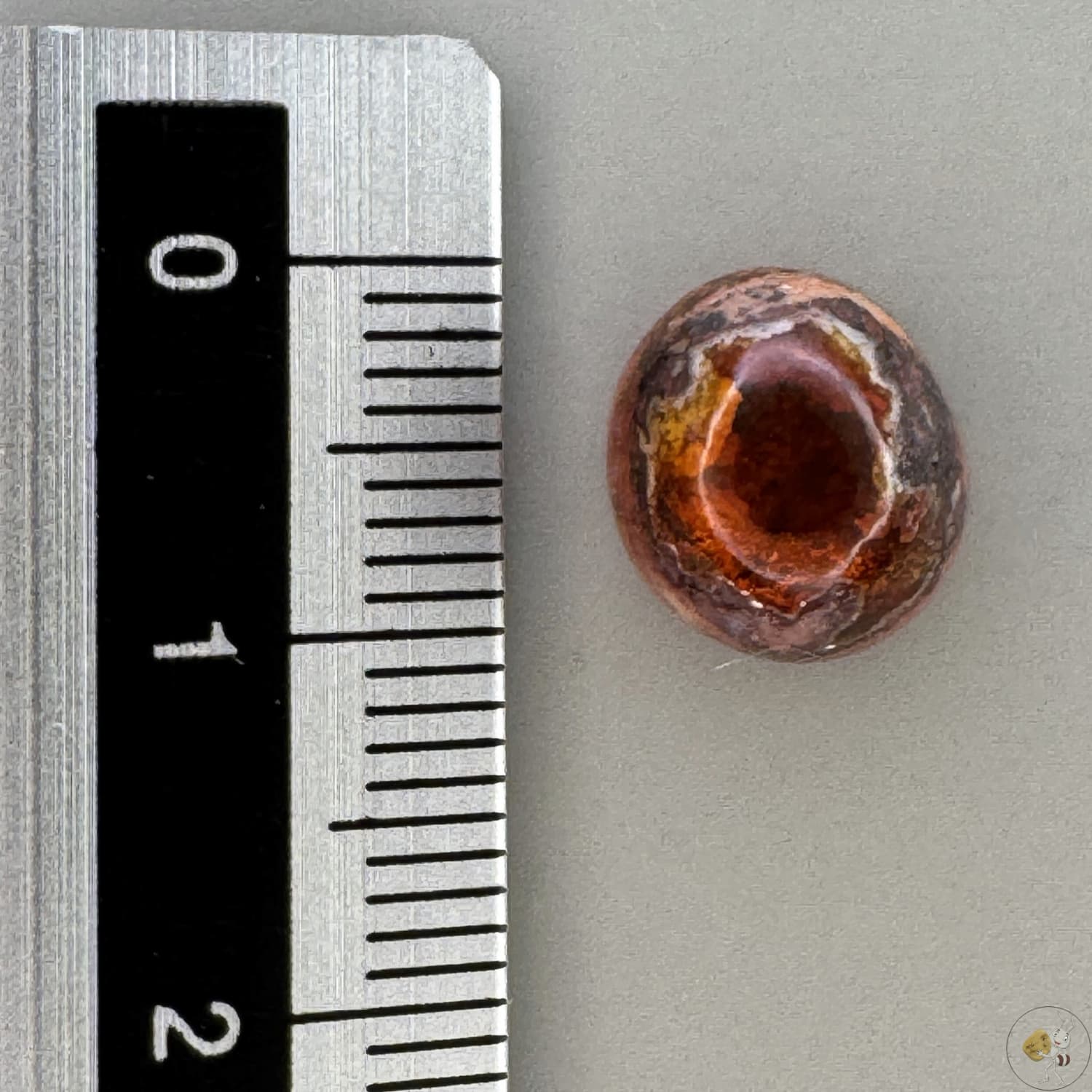 Cabochon d'opale naturelle du Mexique, poli à la main, aux reflets de feu et jeux de lumière intenses, idéal pour la bijouterie ou la collection-8