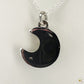 Pendentif en ambre naturelle en forme de lune, monté sur argent 925/950 – Formiga Loca-04